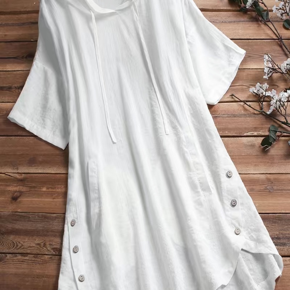 White tunic / coverup beautiful knee length